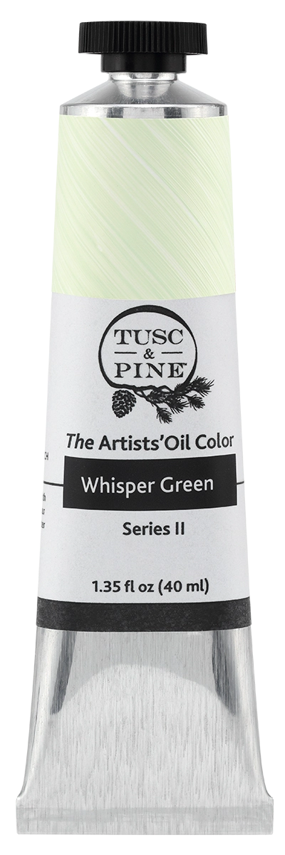 Whisper Green Tusc & Pine artist oil paint tube