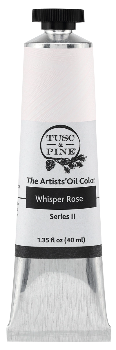 Whisper Rose Tusc & Pine artist oil paint tube