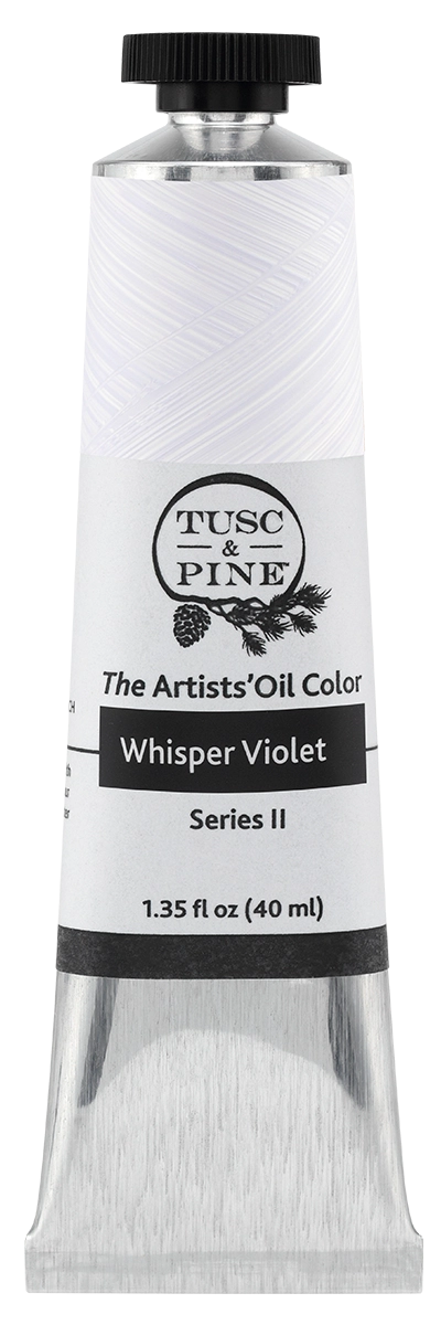 Whisper Violet Tusc & Pine artist oil paint tube