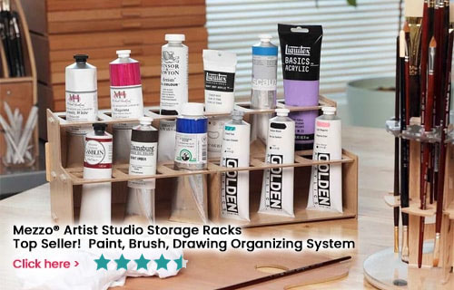 Mezzo® Artist Studio Storage Racks