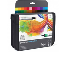 Winsor & Newton Promarker Watercolour Marker Set of 24