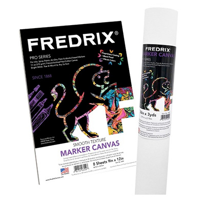 Fredrix Artist Series Marker Canvas Pad & Roll