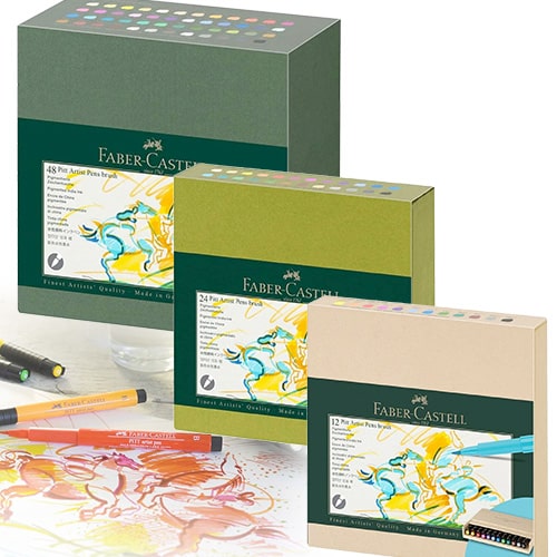 Faber-Castell Pitt Brush Pen Studio Box Sets