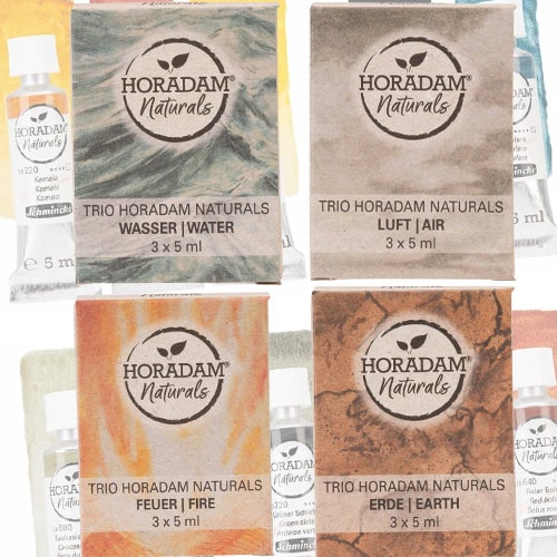 Schmincke Horadam Naturals Watercolor Sets of 3, 5ml Tubes