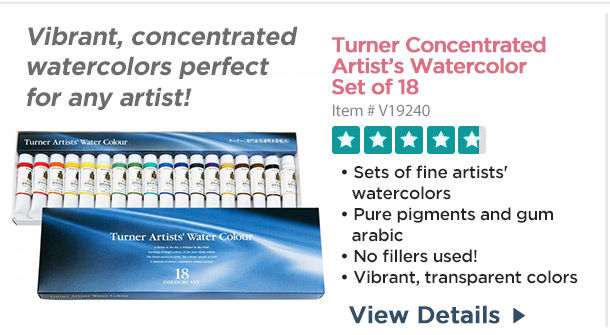 Turner Concentrated Artists' Watercolor Sets