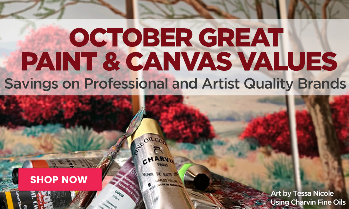 October Great Paints & Canvas Values Sale