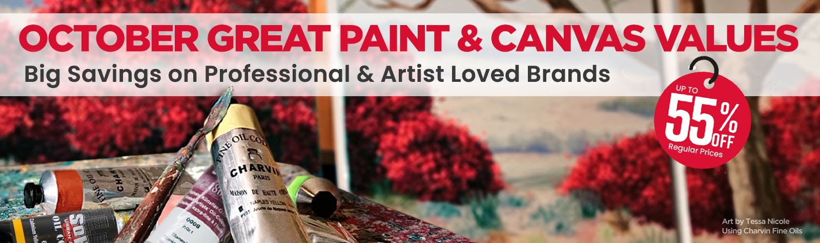 October Great Paint and Canvas Values   