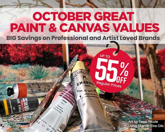 October Great Paint and Canvas Values  