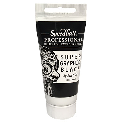 Speedball Supergraphic Black Professional Relief Ink