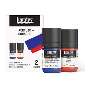 Liquitex Acrylic Gouache sample Set of 2 - 22ml tubes
