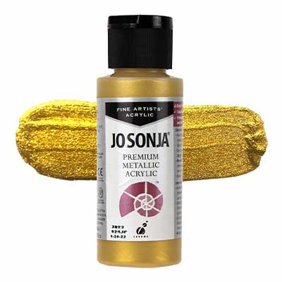 FREE* Jo Sonja 2oz Premium Metallic Lustrous Gold