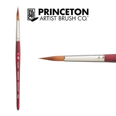 Free Offer Princeton Velvetouch Brush Long Round Size 10