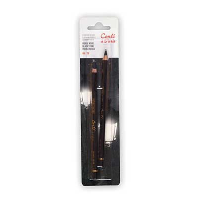 Conté à Paris Pierre Noire Pencil 2-pack