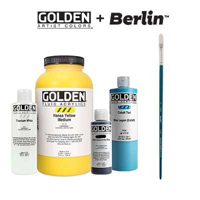 Free Berlin Acrylic Long Handle Filbert #12 Brush