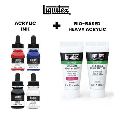 Liquitex Bio-Based Heavy Acrylic Sample of 2 - 22ml tubes