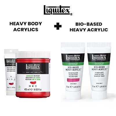 FREE*Liquitex Bio-Based Heavy Acrylic Sample of 2 - 22ml tubes