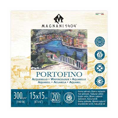 Free Portofino Hot Press 6x6 Watercolor Pad