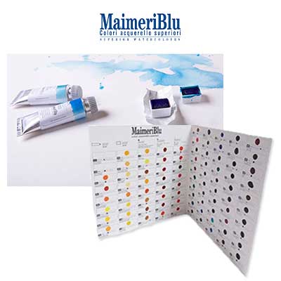 Maimeri 90 Color Dot Card
