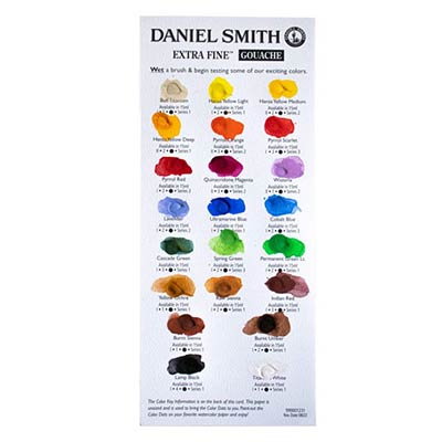 FREE* Daniel Smith Gouache Dot Card
