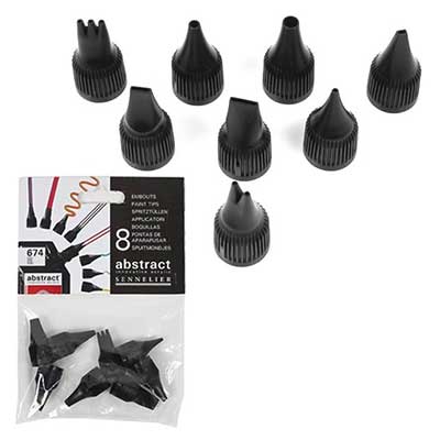 FREE* Sennelier Abstract Acrylic Tips Pack of 8