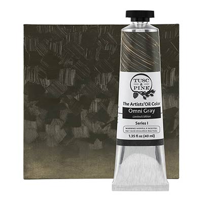 FREE* Tusc & Pine Artists' Oils 40ml tube of Omni Gray
