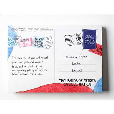 FREE* Winsor & Newton Art Mail Watercolour Postcard Pack