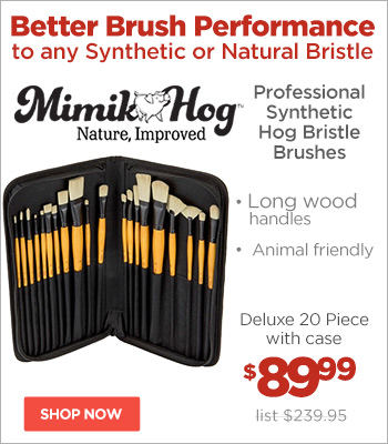 Mimik Hog Professional Synthetic Hog Bristle Brush Set