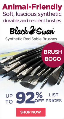  Black Swan Synthetic Red Sable Brushes