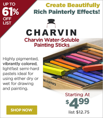 Charvin Water Soluble Pastel Painting Sticks