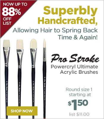 Pro Stroke Powercryl Ultimate Acrylic Brushes