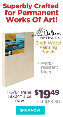Da Vinci Pro Birch Wood Painting Panels