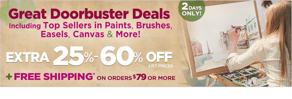 Great Doorbuster Deals - Up to 60% Off plus Free Shipping orders $79