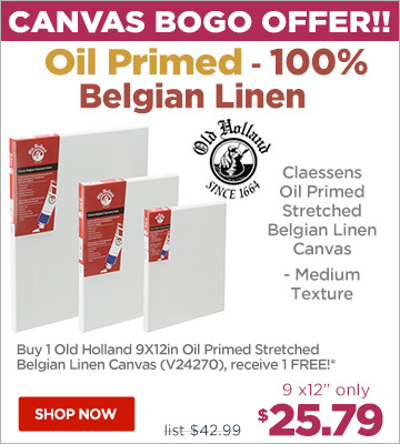 Old Holland Claessens Oil Primed Stretched Belgian Linen Canvas