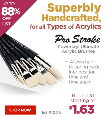 Pro Stroke Powercryl Ultimate Acrylic Brush Sets