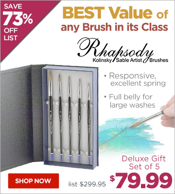 Rhapsody Kolinsky Sable Professional Brush Sets