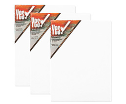 Yes All Media Cotton Stretched Canvas 1-1/2" Deep