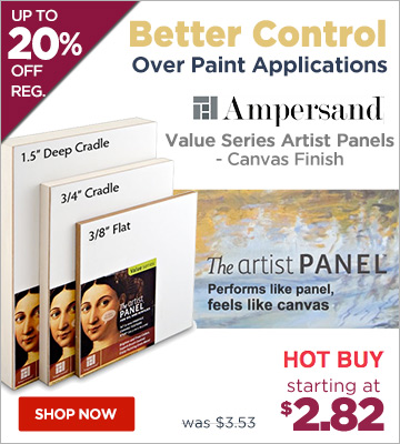 Ampersand Value Series Artist Panels - Canvas Texture