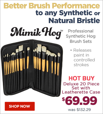 Mimik Hog Professional Synthetic Hog Bristle Brush Sets