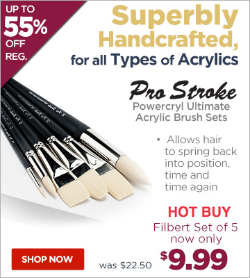Pro Stroke Powercryl Ultimate Acrylic Brush Sets