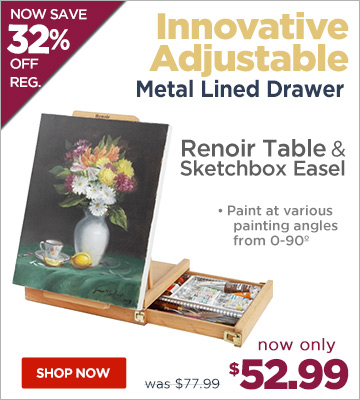 Renoir Table Easel & Sketchbox Easel