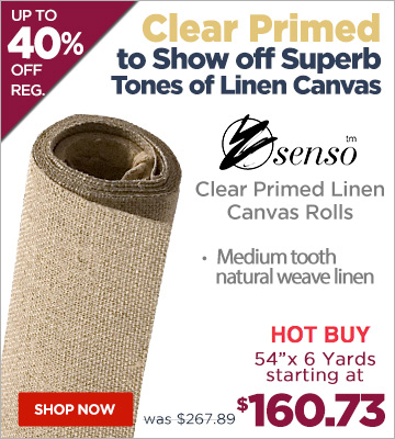 Senso Clear Primed Linen Canvas Rolls