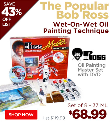 Bob Ross Oil Painting Master Paint Set