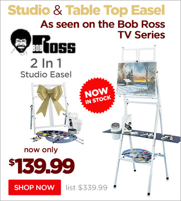 Bob Ross 2 In 1 Studio Easel