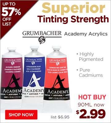 Grumbacher Academy Acrylics 90Ml Tubes