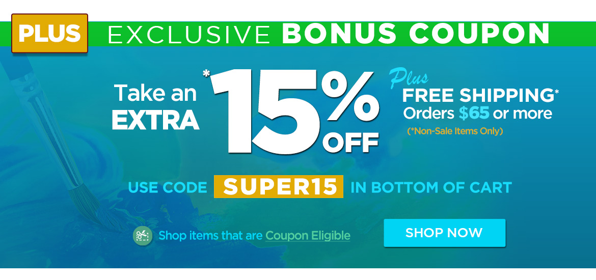 Extra 40 Off Deals plus Bonus Coupon Jerry's Artarama