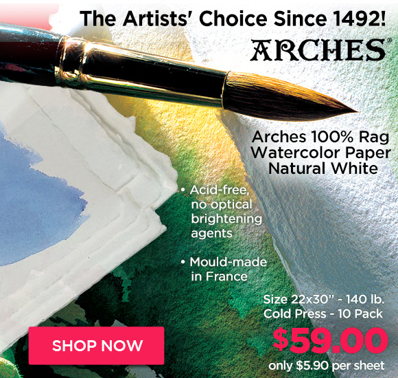 Arches 100% Rag Watercolor Paper