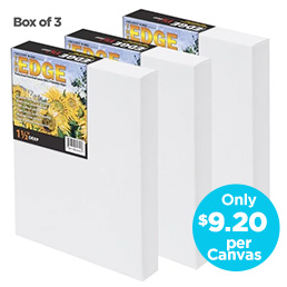 Edge All Media Cotton Deluxe Stretched Canvas