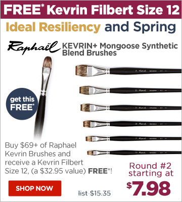 Raphaël KEVRIN+ Mongoose Synthetic Blend Brushes
