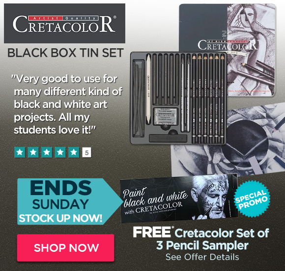 Cretacolor Black Box Drawing Sets