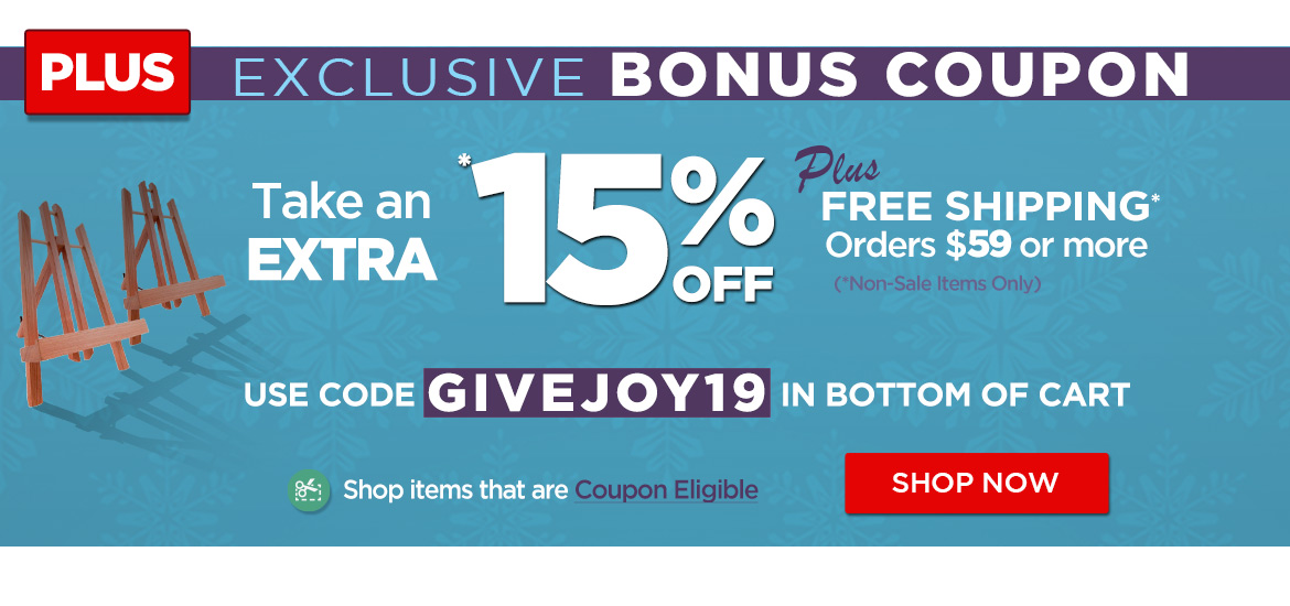 Save an Extra 15% Off - Shop for Coupon Eligible items